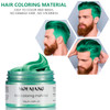 Temporary Green Hair Color Wax 423oz Instant Hairstyle Mud Cream Hair Pomades for Party Cosplay Nightclub Masquerade Hal