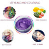 Purple Hair Color WAX 423 oz Instant Hair Dye Wax Natural Temporary Hair Color for Men and Women Party Daily Use Cosplay