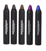 Professional Hair Chalk Temporary Hair Dye Nontoxic Hair Color Crayon Cover White Hair Color Patch 5packsblackcoffeedark