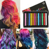 Hair Chalk Stick Set Halloween Christmas Birthday Cosplay and DIY Nontoxic Temporary Washable Hair Color Chalk Girls Boy
