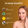 Organic Castor Oil for Hair Skin Nails USDA Organic Hexane Free Castor Oil for Skin Face Eyelashes Brows Stomach and Ful