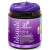 Artnaturals Purple Hair Mask for Blonde Silver Platinum Hair Removes Yellow Brassy Color Repairs Dry Bleached Hair Deep