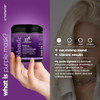 Artnaturals Purple Hair Mask for Blonde Silver Platinum Hair Removes Yellow Brassy Color Repairs Dry Bleached Hair Deep
