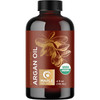 Certified Organic Argan Oil for Hair Skin Nails 100 Pure Moroccan Argan Oil Organic Cold Pressed and Unrefined Fast Abso