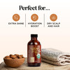 Certified Organic Argan Oil for Hair Skin Nails 100 Pure Moroccan Argan Oil Organic Cold Pressed and Unrefined Fast Abso