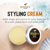 Woodys Styling Cream for Men Flexible Styling Cream Controls Curly and Wavy Hair WaterSoluble with a Healthy Shine Finis