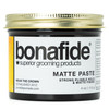 Bona Fide Pomade Matte Paste 4 oz Matte Finish Texturing Pliable Strong Hold Water Based Formula Washes out Easily Light