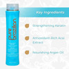 Pure Brazilian AntiFrizz Daily LeaveIn Serum Strengthening Hair Treatment to Fortify Protect from Heat UVAUVB 135 Ounce