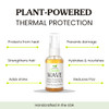 Isabellas Clearly WAVE Heat Protectant Hair Oil Natural Thermal Protection for Blow Drying Flat Iron Sun AntiFrizz Shine