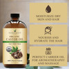 Handcraft Blends ColdPressed Organic Castor Oil 16 Fl Oz Glass Bottle 100 Pure and Natural Premium Grade Carrier Oil Hai