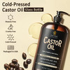 INFINA ESSENTIALS Pure Cold Pressed HexaneFree Castor Oil Glass Bottle for Hair Growth Face Scalp Skin Eyelashes Nourish
