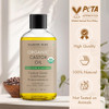 Majestic Pure USDA Organic Castor Oil 100 Pure Natural Premium Grade Cold Pressed Hexane Free Hair Eyelashes Eyebrows Na