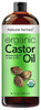 Natural Riches Organic Castor Oil Cold Pressed USDA Certified for Hair Growth Thicker Eyelashes Eyebrows Moisturizes Dry