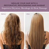 unwash Hydrating Hair Masque Deep Conditioning Restorative Hair Treatment for Damaged Dry Colored Hair Sulfate Paraben F