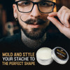 Woodys Mustache Wax Strong Hold Stache Beard Styling Wax for Men Tames Unruly Facial Hair Neutral Finish NonGreasy LongL