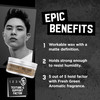 TIGI Bed Head for Men Matte Separation Workable Wax Use for Strong Hold For Mens Hairstyles Use on Damp or Dry Hair Prem