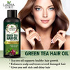Luxura Sciences Green Tea Oil for Hair Growth Controls Dandruff Hair Loss Root Strengthening Oil Makes Hair Soft Shiny T
