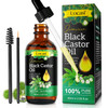Jamaican Black Castor Oil 100 Pure and Organic Cold Pressed in Glass Bottles for Hair Growth Eyebrow Nourishment and Ski