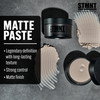 STMNT Grooming Goods Matte Paste 338 oz All Day Strong Hold High Volume Hair Clay Paste For Men NonGreasy Formula Textur