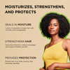 African Pride Moisture Miracle 5 Essential Hair Oils with Vitamin E Moisture Shine Protection and Growth Argan Castor Gr