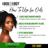 Peppermint Tea Tree Loc Oil for Dreads Locs Natural Dreadlock Hair Products Black Owned