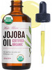 Kate Blanc Cosmetics Jojoba Oil Organic for Hair Skin Face 4oz 100 Pure Cold Pressed Natural Hexane Free Glass Bottle
