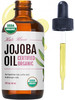 Kate Blanc Cosmetics Organic Jojoba Oil for Hair Skin Face 2oz 100 Pure Cold Pressed Natural Gua Sha Oil for Face Dermap
