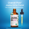 Kate Blanc Cosmetics Organic Jojoba Oil for Hair Skin Face 2oz 100 Pure Cold Pressed Natural Gua Sha Oil for Face Dermap