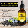 SOLOTREE Cold Pressed Black Cumin Seed Oil 202 Fl Oz Moisturizing for Hair Growth and Skin Care
