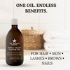 The Goodbye Company Organic Castor Oil for Hair Skin Eyelashes 100 Pure ColdPressed HexaneFree Unrefined Nourishing Beau