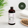 Healing Solutions Oils 4 oz Castor Oil Organic Pure Natural Cold Pressed Hexane Chemical Free Natural Solution Lash Seru