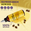 4oz Organic Cold Pressed Jamaican Black Castor Oil for Hair Growth and Damaged Dry Scalp Unscented HexaneFree