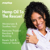 MopTop Hemp Seed Oil for Hair Natural Hair Oil Dry Scalp Treatment to Soothe Itchy Scalp Reduce Flakes Improve Moisture