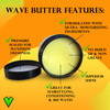 Veeta Superior Wave Grease Maximum Shine NonGreasy Shea Tangerine Conditioner for Mens 360 Waves 4 oz