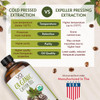 VITAL AFFAIR Pure Castor Oil Organic Cold Pressed Unrefined Glass BottleUSDA Certified for Castor Oil Pack Wrap for Face