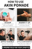 AKIN Official Pomade for Men and Women Medium Shine Firm Hold Water Based Flake Free Easy to Wash Out 33oz Travel Friend