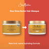 SheaMoisture Raw Shea Butter Deep Moisturizing Hair Masque for Curly Hair Raw Shea Butter Deep Conditioner to Moisturize