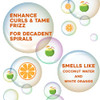OGX Quenching Coconut Curls FrizzDefying Styling Milk Nourishing LeaveIn Hair Treatment with Coconut Citrus Oil Honey Pa