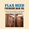 Difeel Premium Natural Hair Oil Flax Seed Hair Oil 25 oz Strengthening Moisturizing Hair Oil Treatment