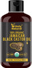 Organic Jamaican black Castor Oil 1015 fl oz USDA Certified Traditional Handmade with Typical and Traditional roasted ca