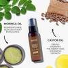 Qhemet Biologics Castor Moringa Softening Serum Adds Moisture to Dry Thick Coarse Hair Combats Brittleness and Breakage