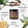 Qhemet Biologics Burdock Root Butter Cream LeaveIn Moisturizer for Low Porosity Hair Helps Soften and Smooth Dry Brittle