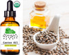 Nature Drop Organic Castor Oil1 oz 100 USDA Certified Pure Cold Pressed Hexane free Best oil Growth For Eyelashes Hair E