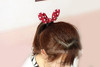 10pcs Colorful Cute Rabbit Ear Dot Hair Ties Rabbit Ear Hair Band Tie Twist Bow Wire Girls Headband Accessories(Random Color)