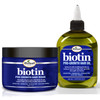 Difeel ProGrowth Biotin Hair Mask 12 oz with Biotin Hair Oil 71 oz 2Piece Set