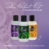 Curl Keeper Travel Pack for Curly Hair TSA Approved Travel Set Includes Original Liquid Styler Hold Gel Styling Cream Fr