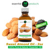 EASY LOOK ELP Pure Sweet Almond Oil 100 Pure Natural Carrier Oil 2 fl oz