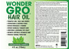 Wonder Gro Hair Growth Oil Thermal Protection 4 fl oz Strengthens Restores Edges