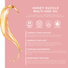BEAUTE DE PROVENCE Honey Suckle MultiUse Face Body Hair Oil Hydrates Skin Restores Shine With Apricot Coconut Oil Vitami