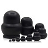 Moonmo 10pcs Animal Pattern Wooden Nesting Toys Russian Nesting Dolls Matryoshka Stacking Dolls Penguin